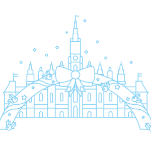 XET_Illustration_linear_Website_weisser-HG_Rathaus mit Bogen Illustration Wiener Rathaus