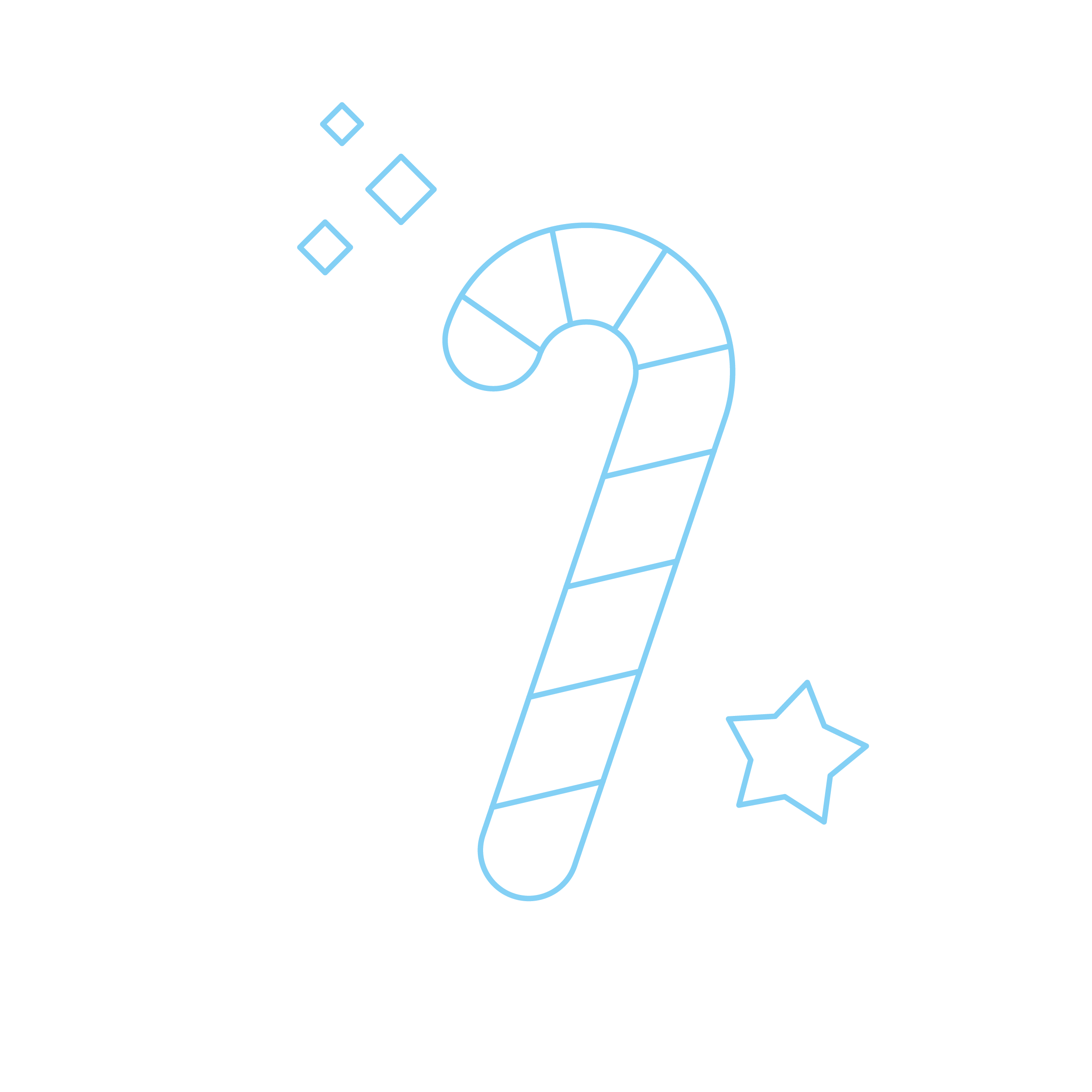 Illustration Zuckerstange